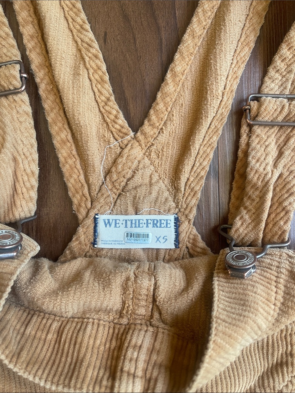 We the Free Ziggy Cord Overalls Size XS - Picture 2 of 3